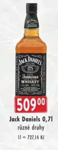 Astur&Qanto Jack Daniels nabídka