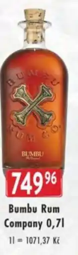 Astur&Qanto Bumbu Rum Company nabídka