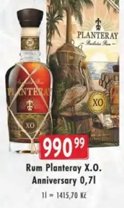 Astur&Qanto Rum Planteray X.O. Anniversary nabídka