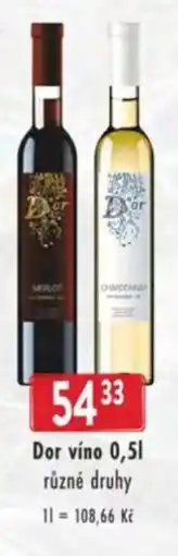 Astur&Qanto Dor víno nabídka