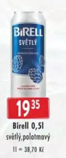 Astur&Qanto Birell světlý, polotmavý nabídka