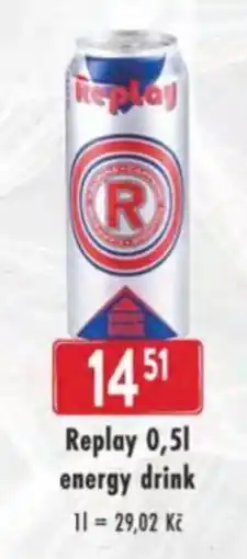 Astur&Qanto Replay energy drink nabídka