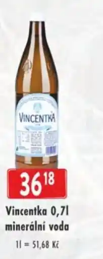 Astur&Qanto Vincentka minerální voda nabídka