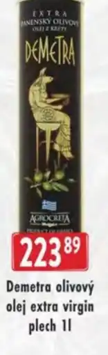 Astur&Qanto Demetra olivový olej extra virgin plech nabídka