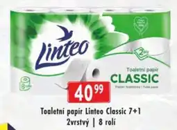 Astur&Qanto Toaletní papír Linteo Classic 7+1 2vrstvý | 8 rolí nabídka
