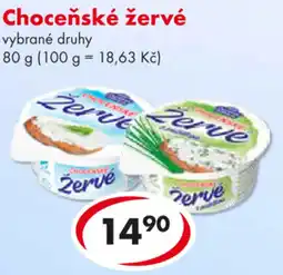 CBA Choceňské žervé nabídka