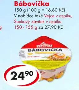 CBA Bábovička nabídka