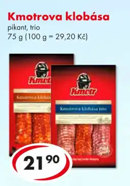 CBA Kmotrova klobása nabídka