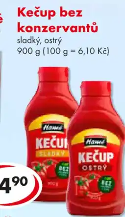 CBA Kečup bez konzervantů nabídka