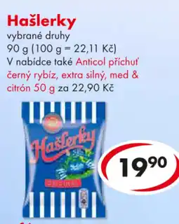 CBA Hašlerky nabídka