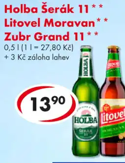 CBA Holba Šerák 11* Litovel Moravan * Zubr Grand 11 nabídka