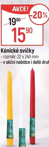 Globus Kónické svíčky nabídka