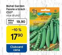 Tesco Nohel Garden Fazole a hrách CS3, více druhů nabídka