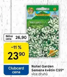 Tesco Nohel Garden Semena květin CS5, více druhů nabídka