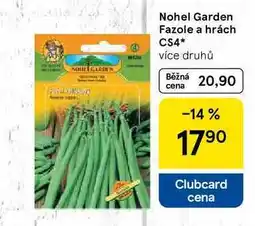 Tesco Nohel Garden Fazole a hrách CS4, více druhů nabídka