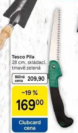Tesco Tesco Pila, 28 cm, skládací. tmavě zelená nabídka