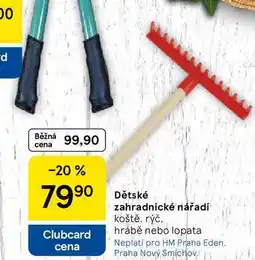Tesco Dětské zahradnické nářadí, koště, rýč. hrábě nebo lopata nabídka