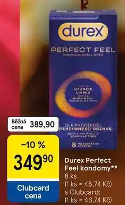 Tesco Durex Perfect Feel kondomy, 8 ks nabídka