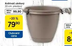 Tesco Květináč závěsný, 20 cm. plastový nabídka