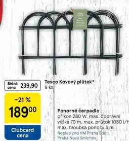 Tesco Tesco Kovový plůtek, 8 ks nabídka