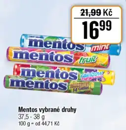 TEMPO Mentos nabídka