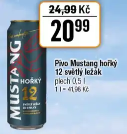 TEMPO Pivo Mustang hořký 12 světlý ležák nabídka