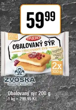 TEMPO PAJERO Obalovaný sýr nabídka