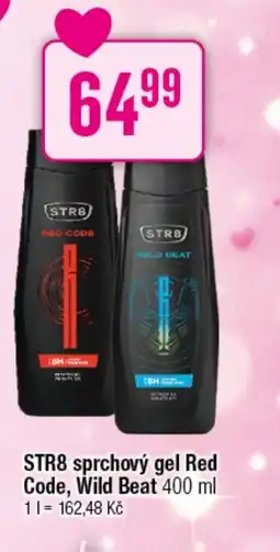 TEMPO STR8 sprchový gel Red Code, Wild Beat nabídka