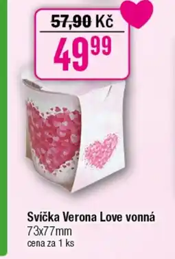 TEMPO Svíčka Verona Love vonná nabídka