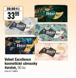 TEMPO Velvet Excellence kosmetické ubrousky 4vrstvé nabídka
