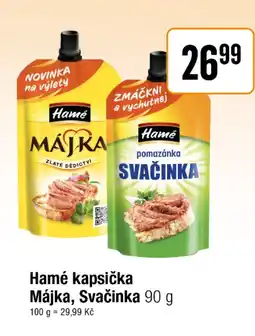TEMPO Hamé kapsička Májka, Svačinka nabídka