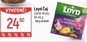 Globus Loyd Čaj nabídka