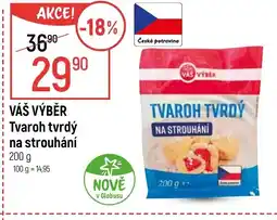 Globus VÁŠ VÝBĚR Tvaroh tvrdý na strouhání nabídka