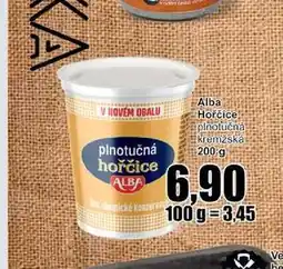 Jip Alba Hořčice plnotučná kremžská nabídka