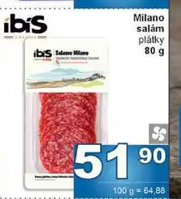 Jip Milano salám plátky nabídka