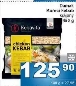 Jip Damak Kuřecí kebab krájený nabídka