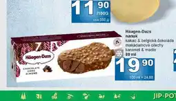 Jip Häagen-Dazs nanuk kakao & belgická čokoláda makadamové ořechy karamel & madle nabídka