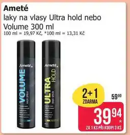 Teta Ameté laky na vlasy Ultra hold nebo Volume nabídka