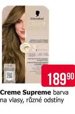 Teta Creme Supreme barva na vlasy, různé odstíny nabídka