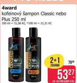 Teta 4ward kofeinový šampon Classic nebo Plus nabídka