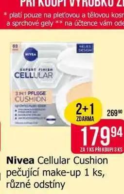 Teta Nivea Cellular Cushion pečující make-up 1 ks, různé odstíny nabídka