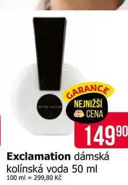 Teta Exclamation dámská kolínská voda nabídka
