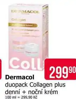 Teta Dermacol duopack Collagen plus denní + noční krém 100 ml nabídka