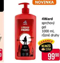 Teta 4Ward sprchový gel 1000 ml, různé druhy nabídka