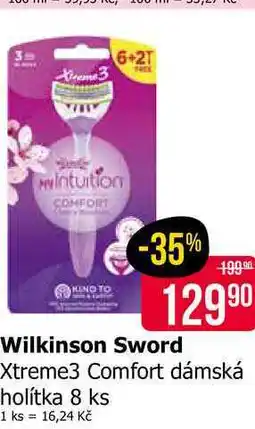 Teta Wilkinson Sword Xtreme3 Comfort dámská holítka 8 ks nabídka