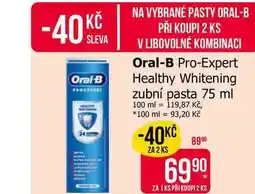 Teta Oral-B Healthy Whitening zubní pasta nabídka