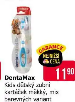 Teta DentaMax Kids dětský zubní kartáček měkký, mix barevných variant nabídka