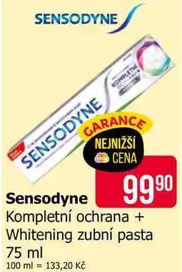 Teta SENSODYNE Kompletní ochrana + Whitening zubní pasta 75 ml nabídka