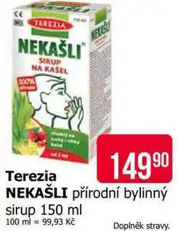 Teta Terezia NEKAŠLI přírodní bylinný sirup nabídka