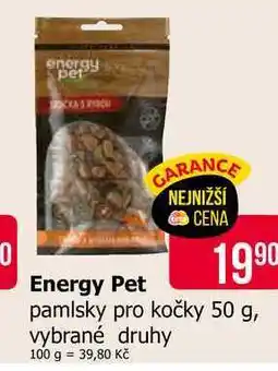 Teta Energy Pet pamlsky pro kočky nabídka